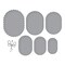 Spellbinders Etched Dies By Lisa Horton-Scallop And Stitched Edge Ovals